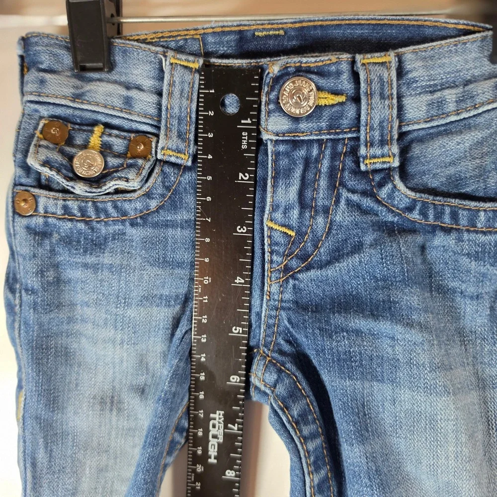 True‎ Religion Boys Jack Straight Leg Jeans Medium Wash Size 2 Denim Pants